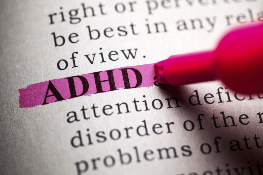 ADHD Fake Dictionary, definition of the word ADHD.
